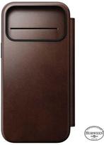 nomad 16 pro max - Dėklas „Nomad Modern Leather Folio“, kaimiško stiliaus rudas (Horween) – „iPhone 17 Pro Max“ - 1 nuotrauka