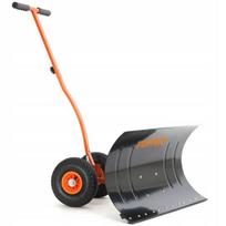 Sniego kastuvas-stumtuvas ant ratų, ergonomiškas, 75 cm