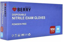 vienkartines pirstines - Vinyl Disposable Gloves With Powder M 100pcs - 1 nuotrauka