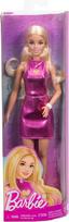 blizgi suknele - Mattel Barbie Fashionistas Madistė pūsta violetine suknele HYT92, 29 cm, Violetinė - 1 nuotrauka