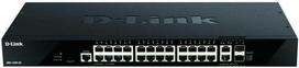 l3 switch - D-Link DGS-1520-28/E 28-Port Smart Managed Switch Juodas (Black) - 1 nuotrauka