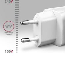 30w pakrovejas - AXAGON Wall Charger 2x port (USB-A USB-C), 30W | ACU-PQ30W - 3 nuotrauka