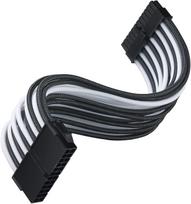 SilverStone SST-PP07E-MBBW ATX 24-Pin Extension Cable 300mm Juodas/Baltas (Black/White)