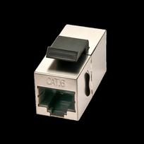 rj45 coupler - Lindy 25999 RJ45 CABLE ACC COUPLER, Juodas (Black) - 1 nuotrauka