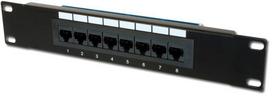 Digitus Patch Panel 10" 8-port RJ-45 Cat5e 1U Juodas (Black)