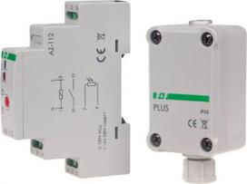 F&F AZ-112-PLUS Foto relė su išoriniu hermetišku davikliu 16A 230V 2-1000Lx DIN (IP65)