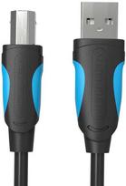 Vention USB 2.0 A į USB-B spausdintuvo kabelis VAS-A16-B100 1m Juodas (Black)