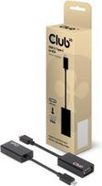 vga kabelis - Club 3D CAC-1502 USB-C į VGA aktyvus adapteris Juodas (Black) - 1 nuotrauka
