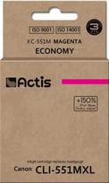 Rašalinio spausdintuvo kasetė Actis Cartridge For Canon CLI-551 Magenta