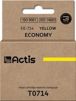 Rašalinio spausdintuvo kasetė Actis Cartridge For Epson KE-714 Yellow