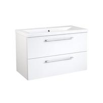 Vonios spintelė KAMĖ Duet 80 SH, balta (White)