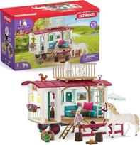 SCHLEICH HORSE CLUB Rinkinys „Namelis ant ratų slaptiems klubo susitikimams“ 42593