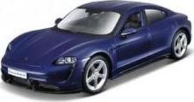 BBURAGO Porsche Taycan Turbo S 1/24, mėlynas (Blue)