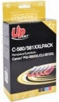 UPrint Canon PG580XXL/CLI-581XXL 5-Pack Cartridge Cyan/Magenta/Yellow/Black