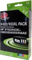 Rašalinio spausdintuvo kasetė Uprint Cartridge for HP 30ml + 14ml x3 Black
