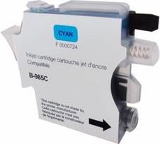 Rašalinio spausdintuvo kasetė Uprint LC985CY Cartridge for Brother 12ml Cyan
