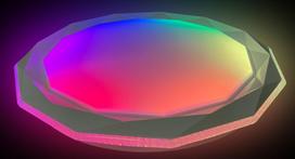 SPECTOR LIGHT 17654S, 40W + 8W, RGB (Rainbow)