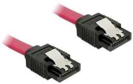 6 pin kabelis - Delock Cable SATA / SATA Red 0.5m - 1 nuotrauka