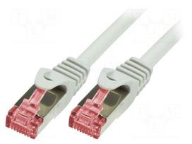 LogiLink CAT 6a S/FTP Cable White 1 m