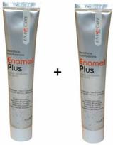 Dantų pastų rinkinys, po estetinio plombavimo Enacare Enamel Plus RDA25, 2 x 75ml