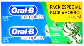 Dantų pastų rinkinys Oral-B Complete Dentifrico Rinse, 150 ml