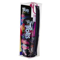 Kelioninis rinkinys vaikams Trolls: dantų pasta, 75 ml.   dantų šepetėlis, 1 vnt.   stiklinė, 1 vnt.   kosmetinė, 1 vnt.