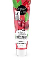 Dantų pasta nuo ėduonies Organic Shop Cherry & Pomegranate, 100 ml
