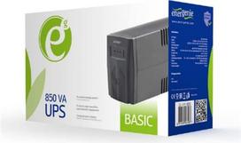 850 - Gembird EG-UPS-B850 "Basic 850" UPS, 850 VA, 510 W, Juodas (Black) - 1 nuotrauka
