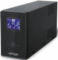 ac ac maitinimo saltiniai - Gembird EG-UPS-034 nepertraukiamo maitinimo šaltinis (UPS) Line-Interactive 1500 VA 900 W Juodas (Black) - 1 nuotrauka