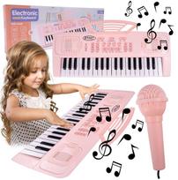 Malplay Vaikiškas pianinas su mikrofonu, 37 klavišai