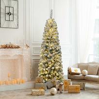 dirbtine egle - Bonideco Select Dirbtinė LED eglė 61x180cm., žalios/baltos spalvos - Atgauk 20% - 1 nuotrauka