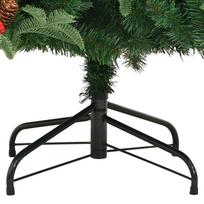 dirbtine eglute 180 - Dirbtinė Kalėdų eglutė Žalia 180 cm PVC ir Metalas ir Plastikas - 11 nuotrauka