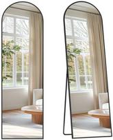Songmics Viso kūno veidrodis LFM031B01, 150 cm x 40 cm, juodas (Black)