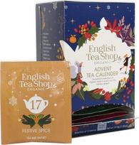Advento kalendorius English Tea Shop Ekologiškos arbatos 13 skonių 25 x 1,5 g mėlyna