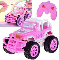 zaislai mergaitems - Jokomisiada Lėlių automobilis – Rožinė (Pink) RC visureigis su nuotolinio valdymo pultu ZA5909 - 1 nuotrauka
