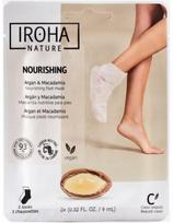 macadamia kauke - IROHA Professional Foot Socks Mask Argan & Macadamia, 1 pora - 1 nuotrauka