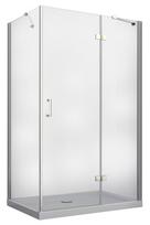 Dušo kabina Besco Viva VPP-129-195C, stačiakampė, be padėklo, 120 cm x 90 cm x 195 cm