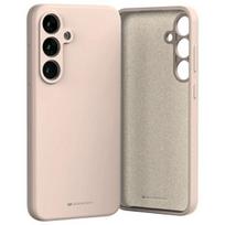 samsung galaxy s24 fe deklas - Mercury Silicone Case for Samsung Galaxy S24 FE (S721) Rožinis Smėlis (Pink Sand) - 1 nuotrauka