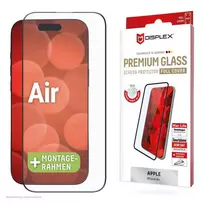 air iphone stikliukas - Apple iPhone Air Premium Screen Glass Full Cover By Displex Transparent - 1 nuotrauka