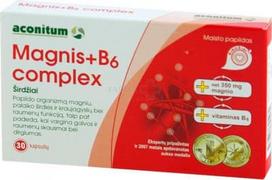 magne b6 30 - MAGNIS + B6 COMPLEX, 30 kietųjų kapsulių - 2 nuotrauka