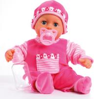 Bayer Kalbanti lėlytė First Words Baby, Rožinė (Pink), 38 cm