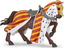 Žaislinė figūrėlė Papo Tournament Horse 401286, 14.4 cm, įvairių spalvų