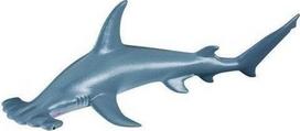 Žaislinė figūrėlė Collecta Scalloped Hammerhead Shark 88045, 16 cm, mėlyna