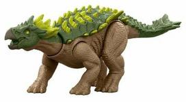 Žaislinė figūrėlė Mattel Jurassic World Strike Attack Yuxisaurus JCL62, 17 cm, ruda/žalia