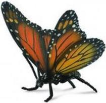 Žaislinė figūrėlė Collecta Monarch Butterfly 88598, 5.5 cm, juoda/oranžinė