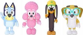 Žaislinė figūrėlė Tm Toys Bluey & Friends BLU13014, 4 vnt., įvairių spalvų