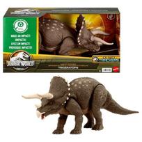 Žaislinė figūrėlė Mattel Jurassic World Triceratops HPP88, 44.4 cm, ruda