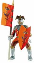 Žaislinė figūrėlė Bullyland World Tournament Knight, 8.2 cm, raudona/oranžinė