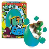 Žaislinė figūrėlė, dinozauras Deluxebase Hatch N Grow Triceratops, 6 cm, žalia