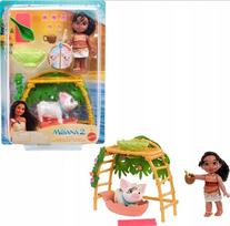 Figūrėlių rinkinys, su priedais Mattel Disney Princess Moana 2 Bathtime Fun, įvairių spalvų